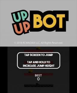Up Up Bot Title Screen